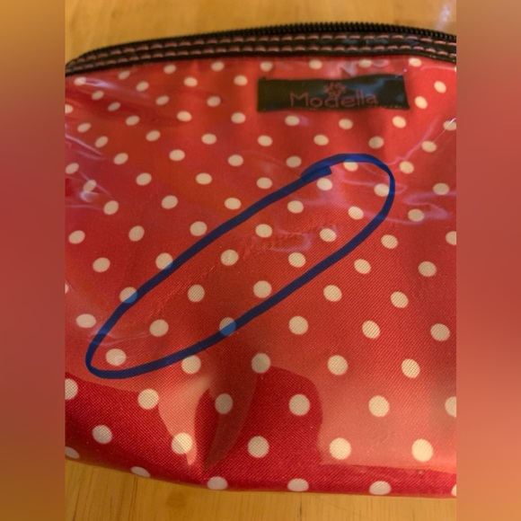 Pink Polka Dot Cosmetic Bag - Picture 10 of 12